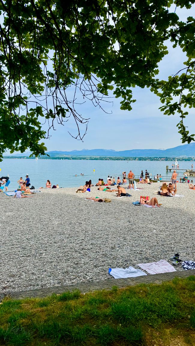 Strand am Genfersee