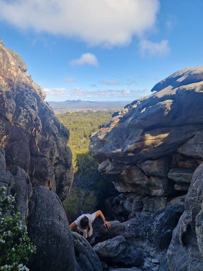 Just before the summit of Mount Barren