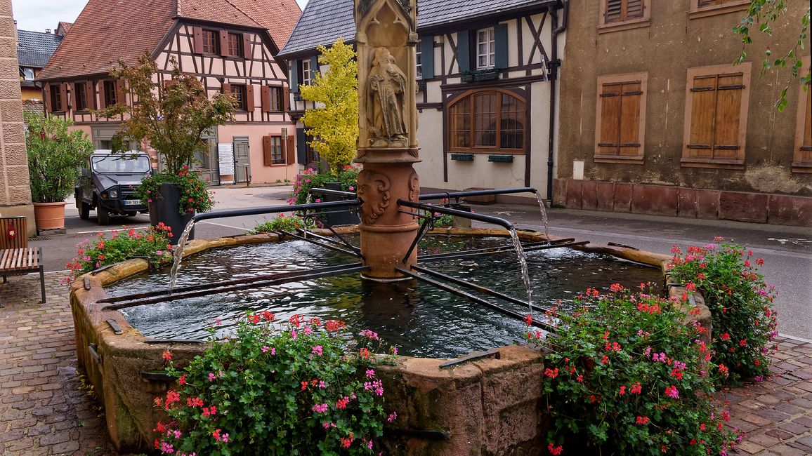 Dorfbrunnen in Beblenheim