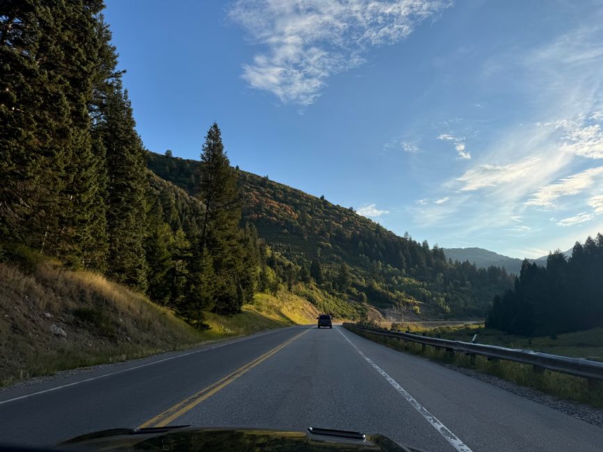 From Salt Lake City to Grand Teton NP