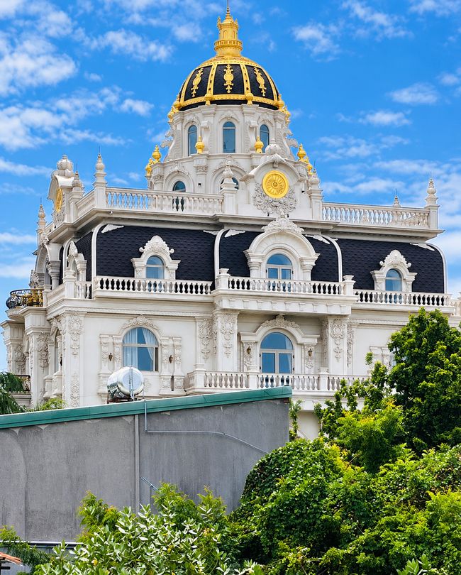 Magnificent new building of a wealthy family