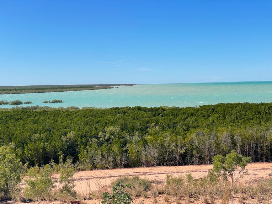 Blick auf die Roebuck Bay bei Flut
