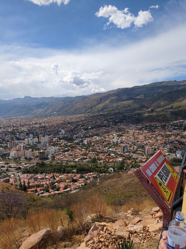 Vista desde una de las plataformas de observación