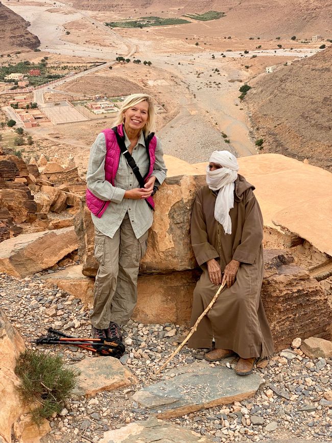 Für das Foto wurde der Turban rasch über das Gesicht gezogen