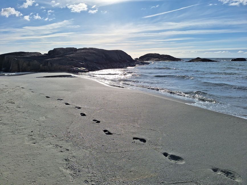 Spiaggia a Sirevåg 
