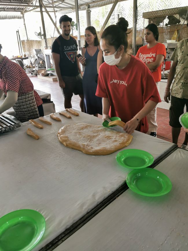 ... and here, among other things, for further processing into sweet treats ...