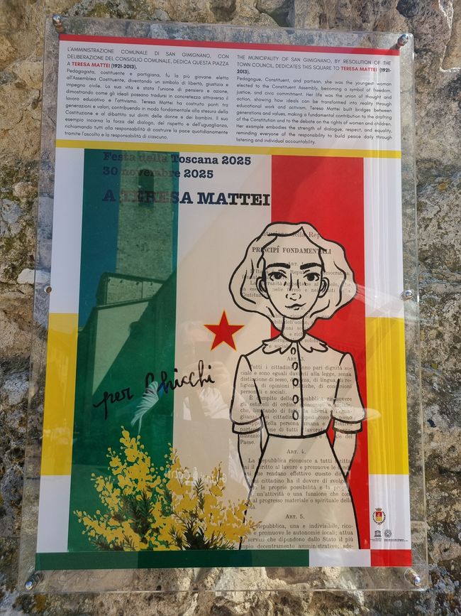 Theresa Mattei Platz, San Gimignano