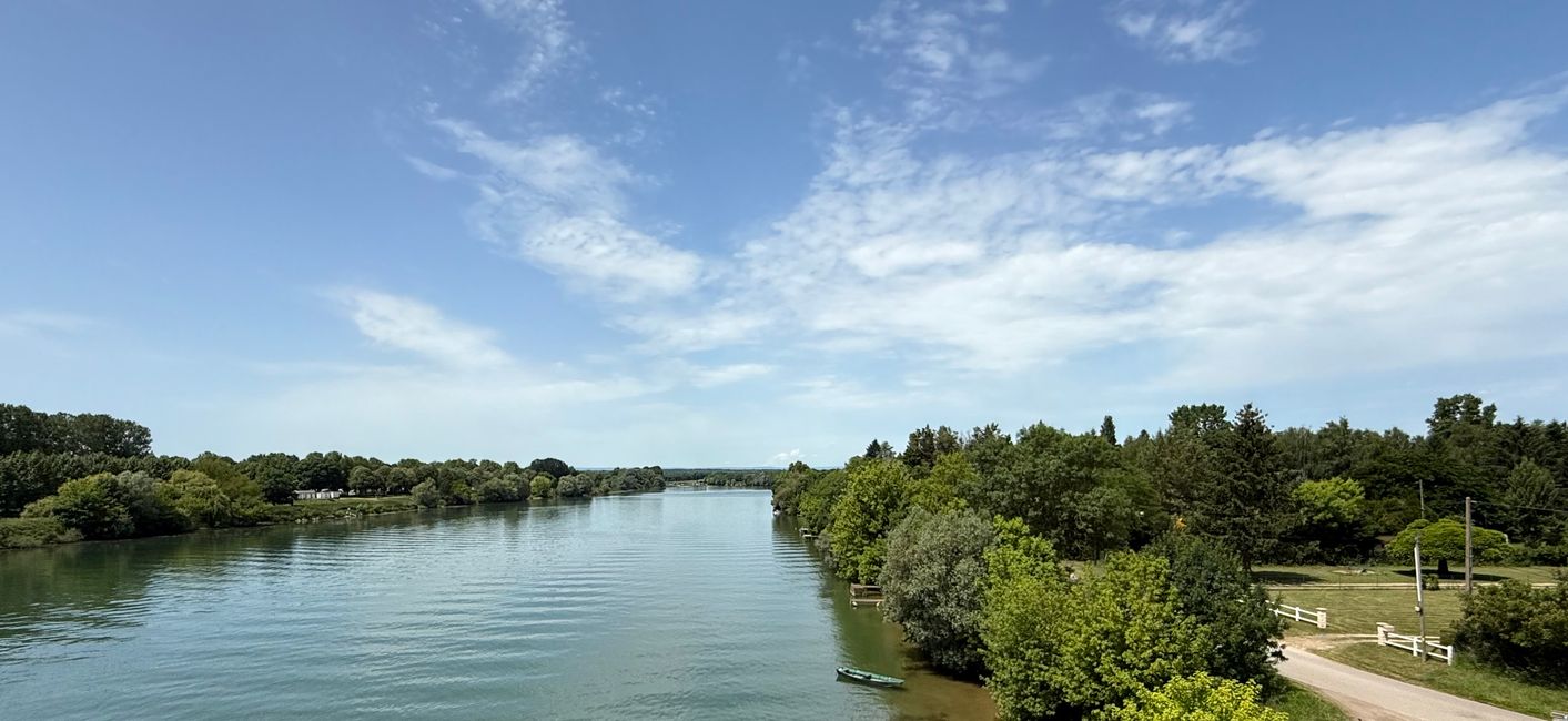 Saône unterhalb der Mündung