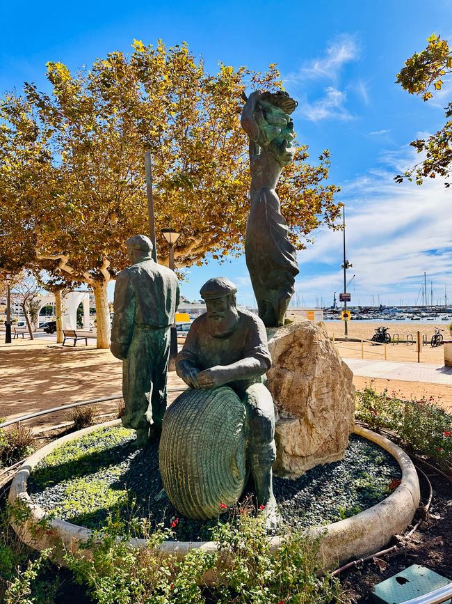 Sonne, Strand in Palamós und Ausruhen