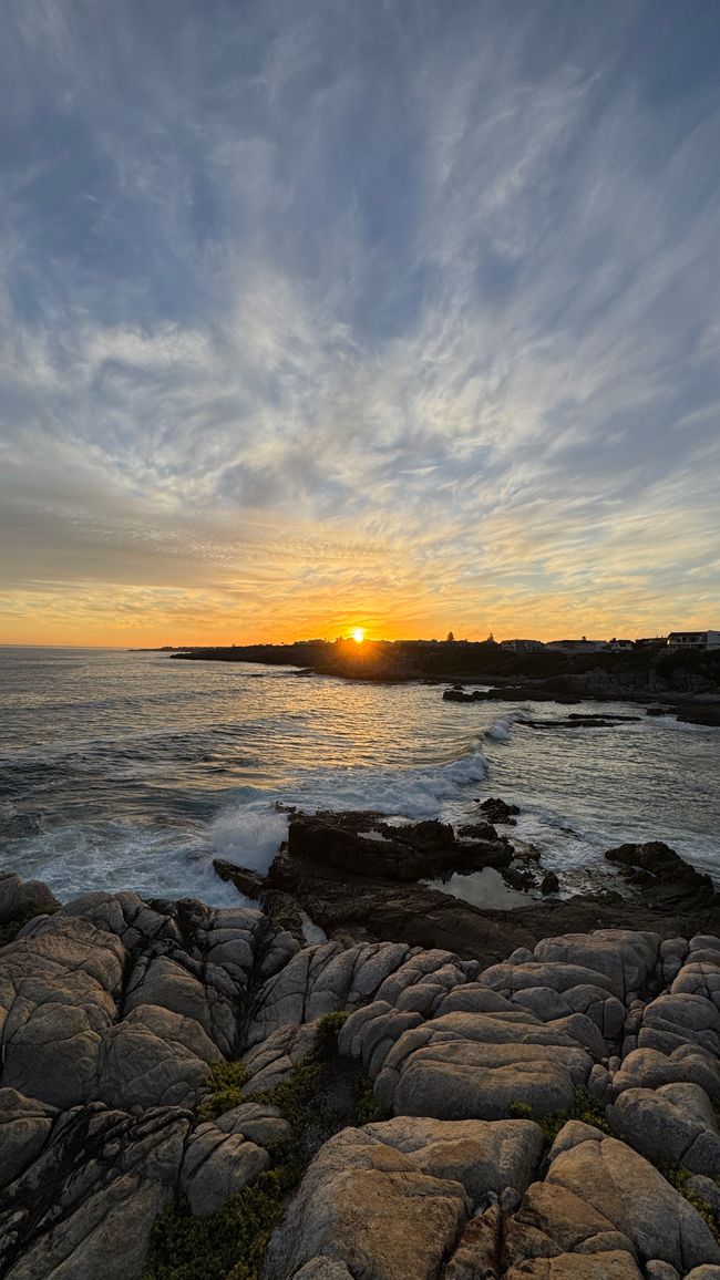 Sonnenuntergang am Cliff Bay 