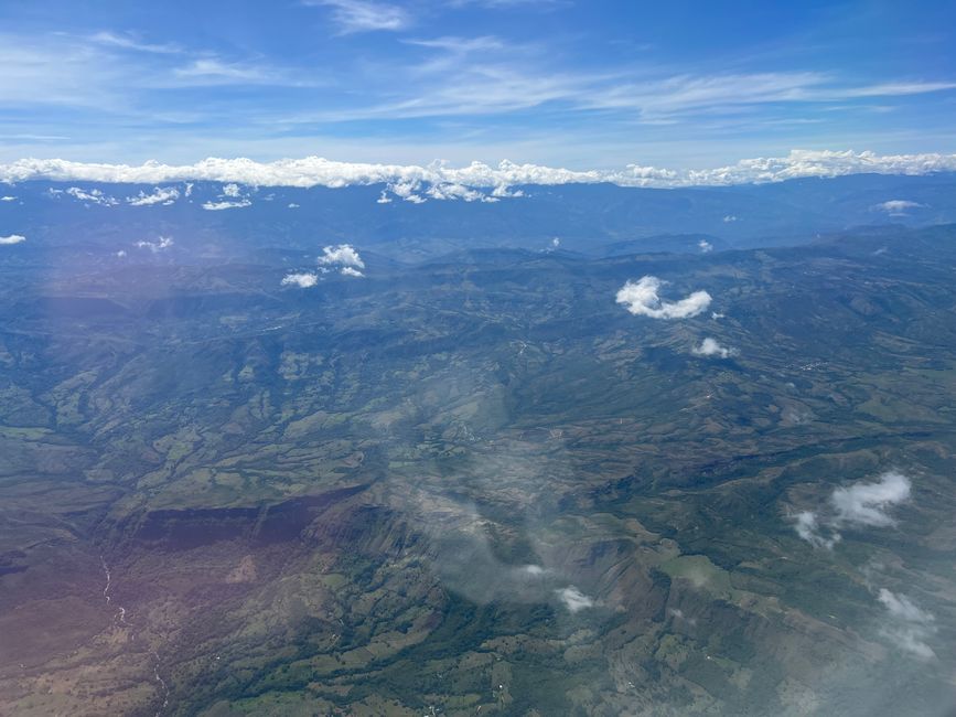 Die Berge östlich v. Bogota