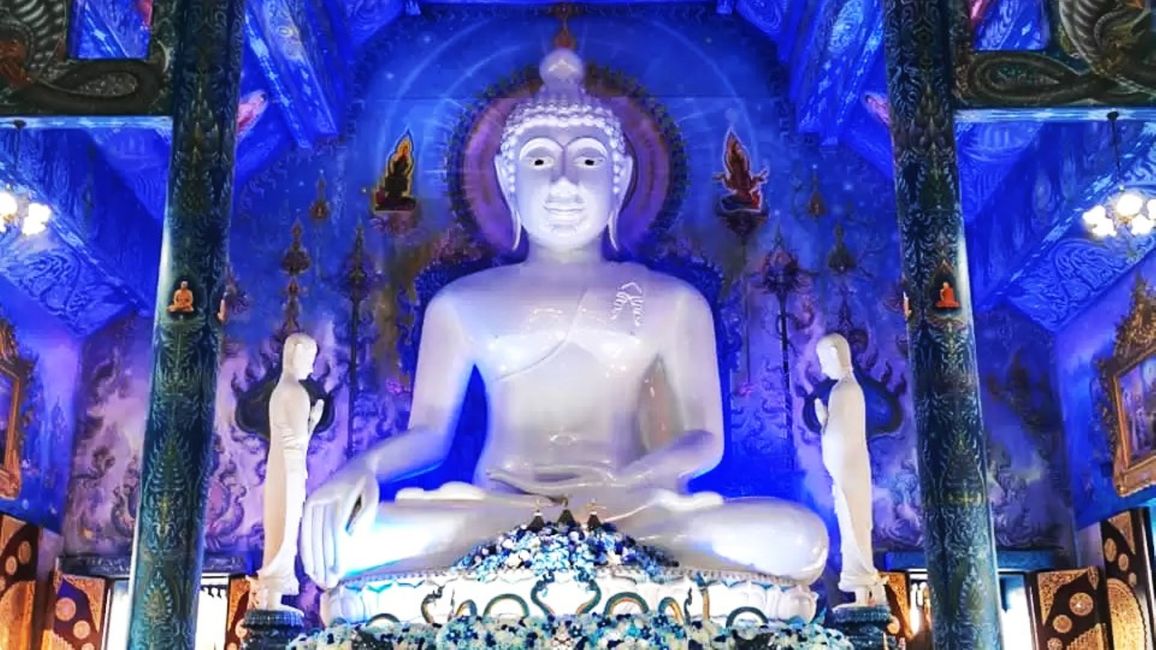 Blauer Tempel in Chiang Rai
