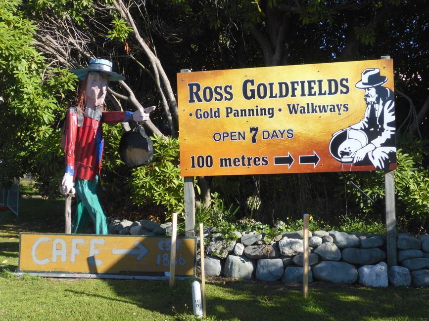 L'ancienne ville de mineurs d'or Ross