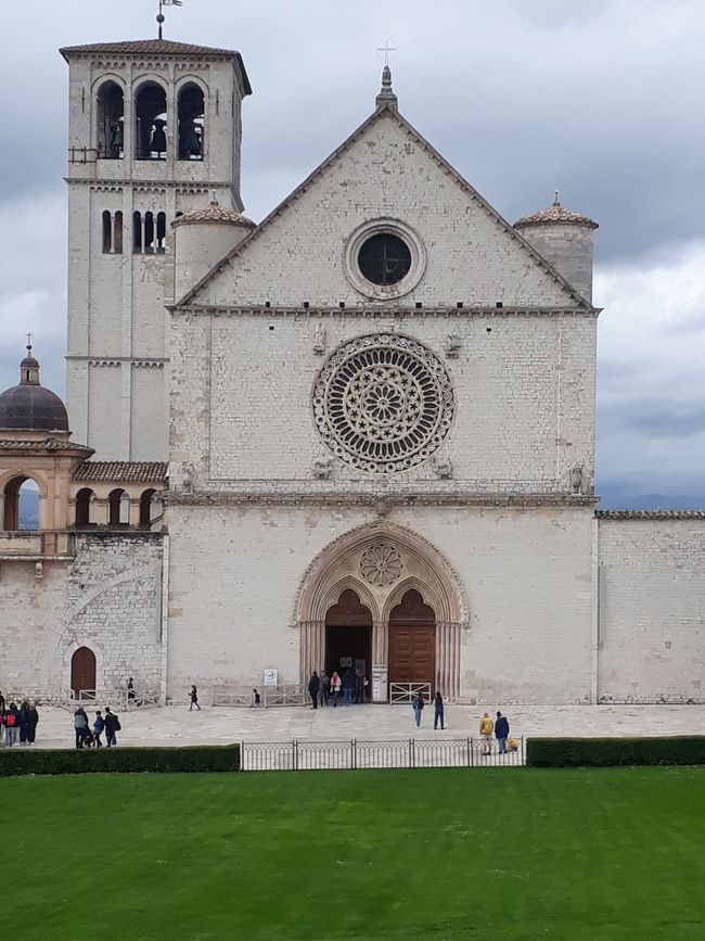 The view of the basilica