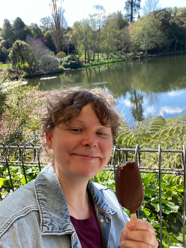 Ice cream as a reward.