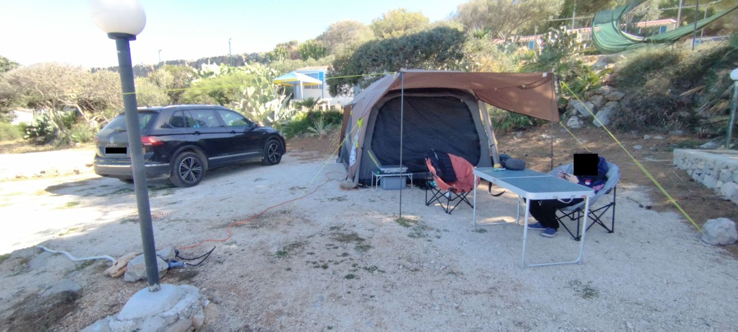Campingplatz "El Bahira" und San Vito Lo Capo