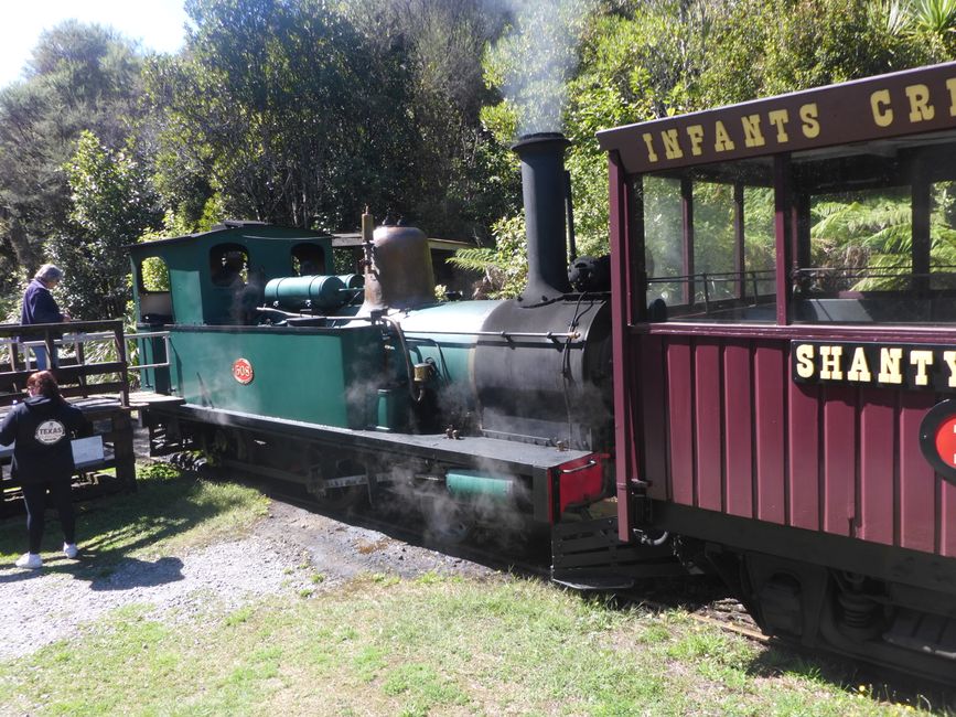Le train à Shantytown