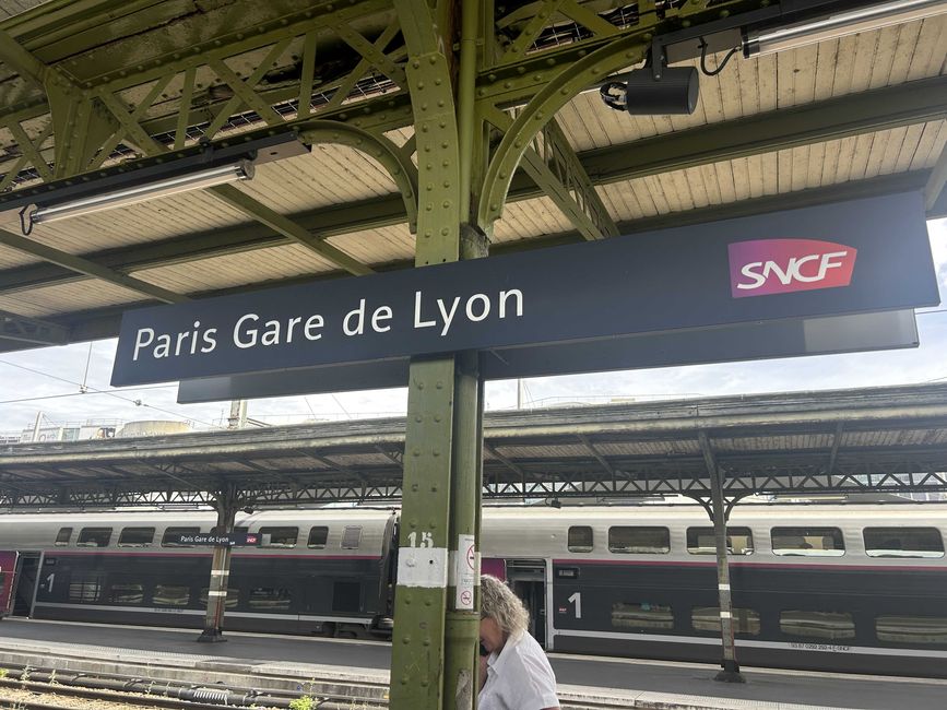 Ankunft am Gare de Lyon