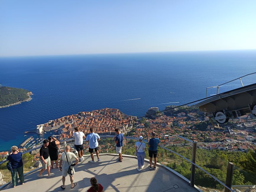 Blick vom Aussichtspunkt an der Gondel