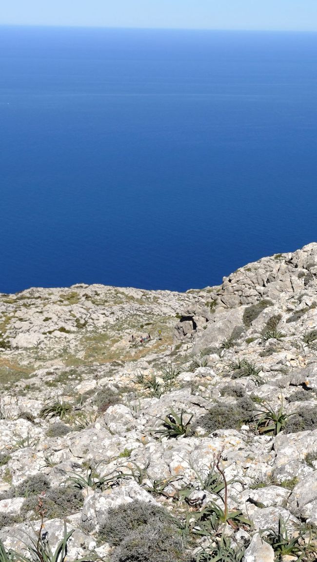 Der erste Anstieg von Finca Ses Fontanelles nach Estellencs