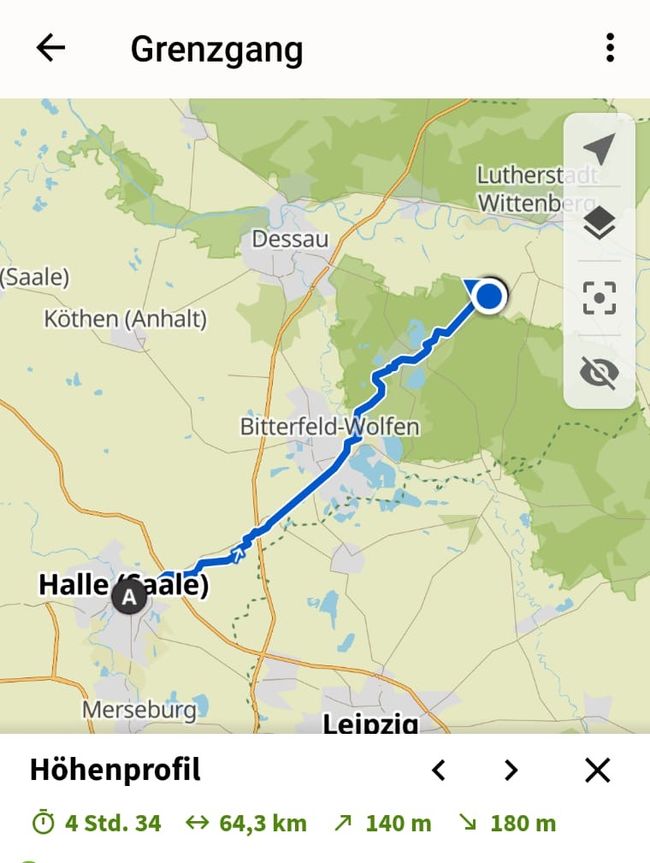 Tag 1 Grenzgang ( Hinfahrt)
