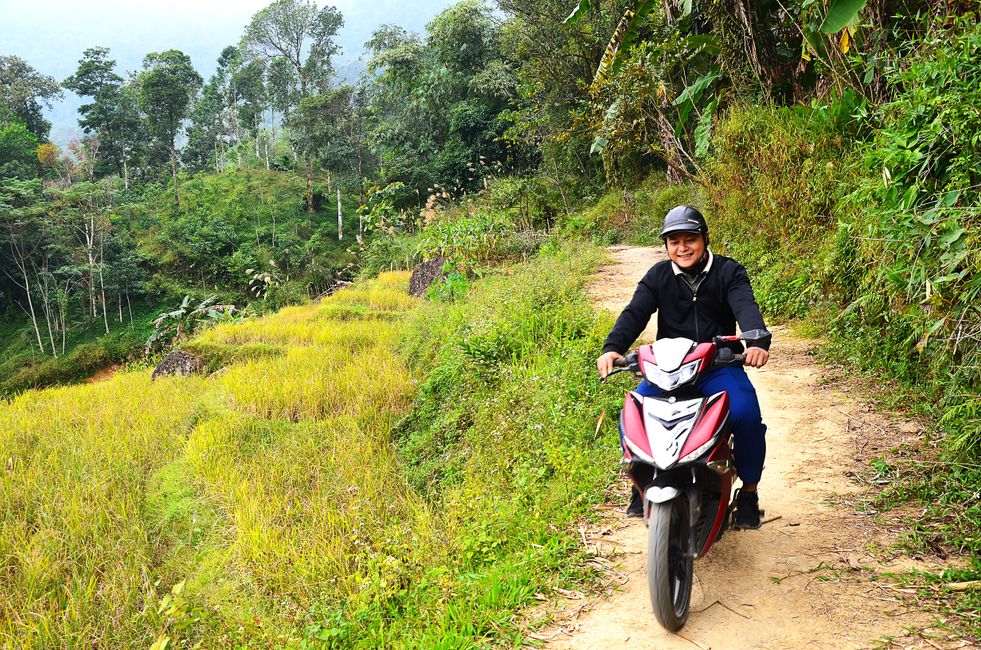 Quoc à moto