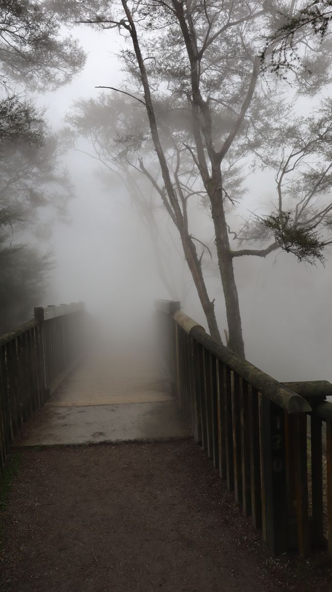 Der Dampf aus Schwefelwasserstoff kann ich ganz schön dicht werden.