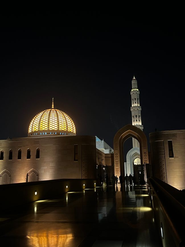 Moschee bei Nacht
