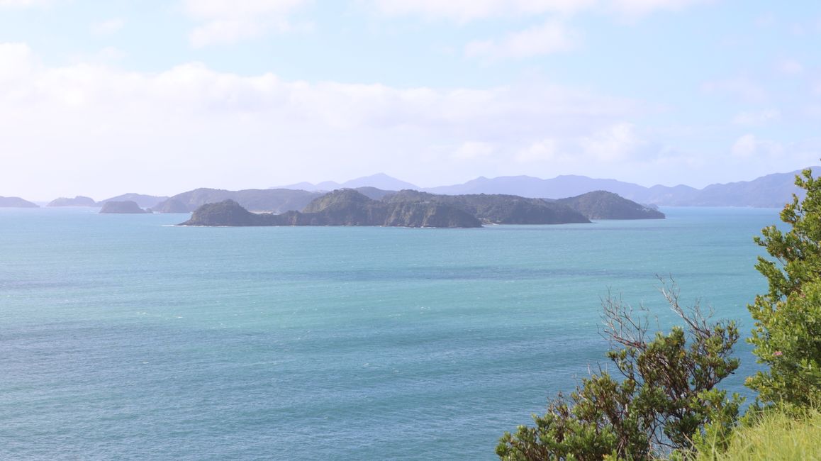 Ausblick über die Inseln der Bay of Islands