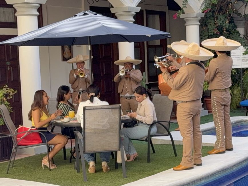 Los mariachis están tocando