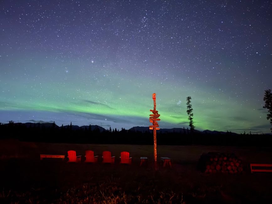 Northern Lights - they haven't shown up too often yet 