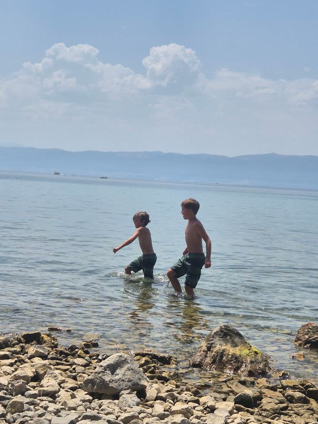 Lac d'Ohrid Macédoine du Nord
