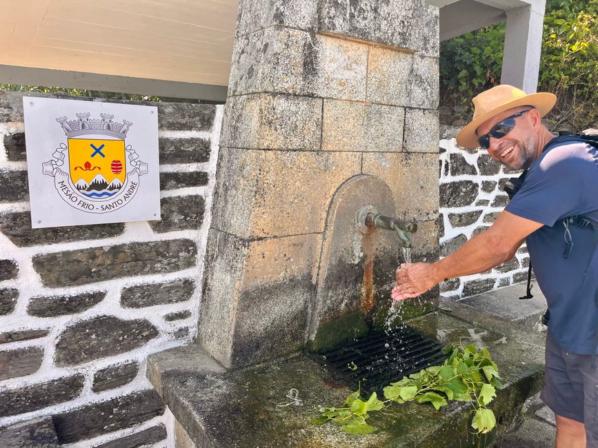 Home run at the end of the hike: Ice-cold spring water with excellent taste!