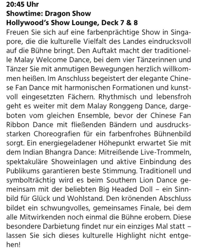 Tag 116 und 117: Kreuzfahrt rund um die Welt  - Singapur