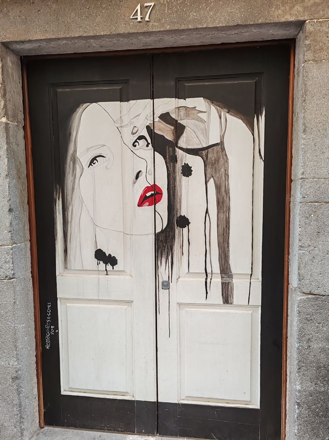 Puertas en la Rua de Santa Maria