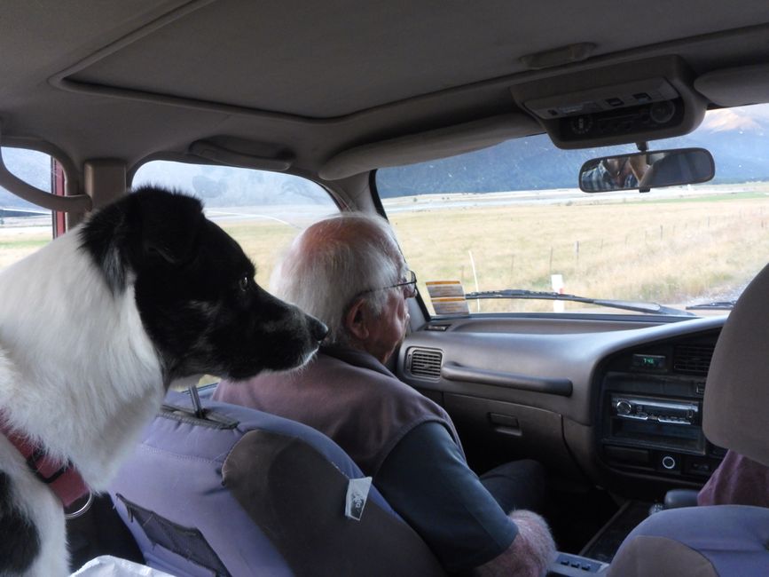 Con John e Bob nel pickup