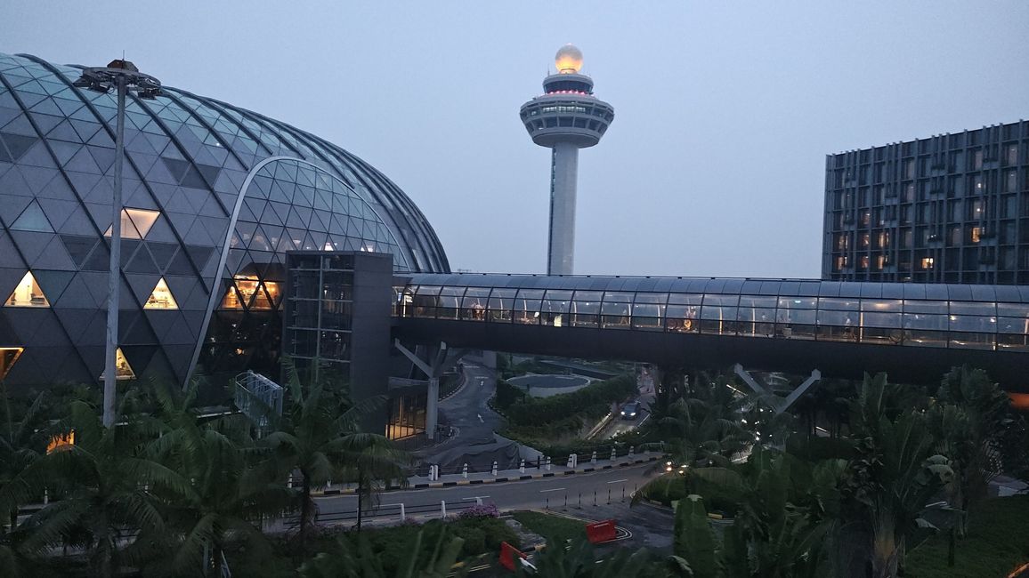 Waterfalls at the Airport