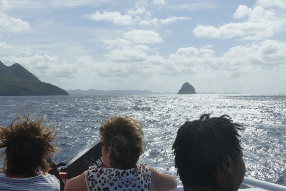 Mit der Fähre nach Martinique, unser Häuschen im Dschungel