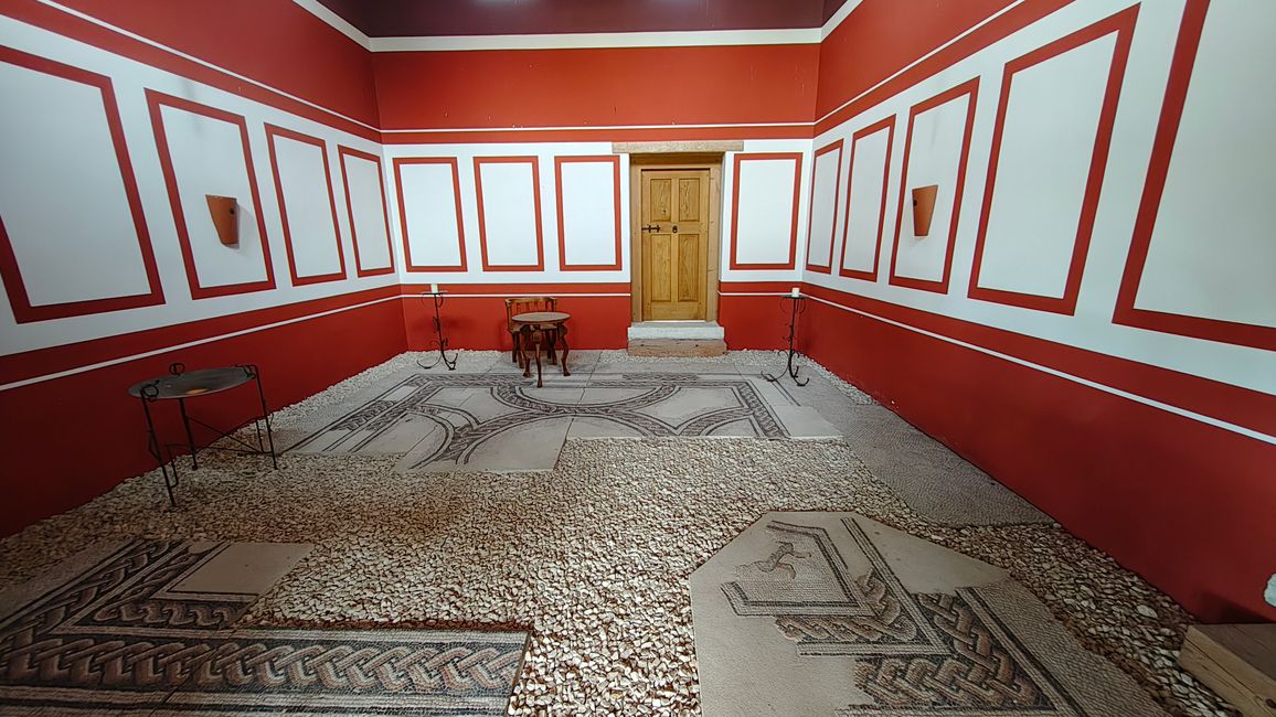 Mosaico pavimentale nella casa Domus Quarta