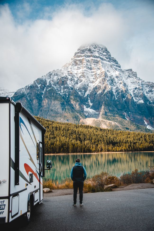 Autofahrt Lake Louise -> Jasper & de Waldbrand