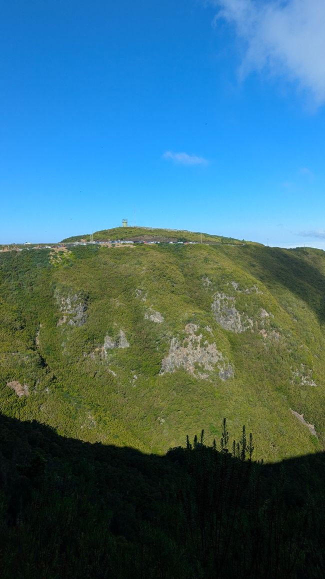 Blick auf den Parkplatz