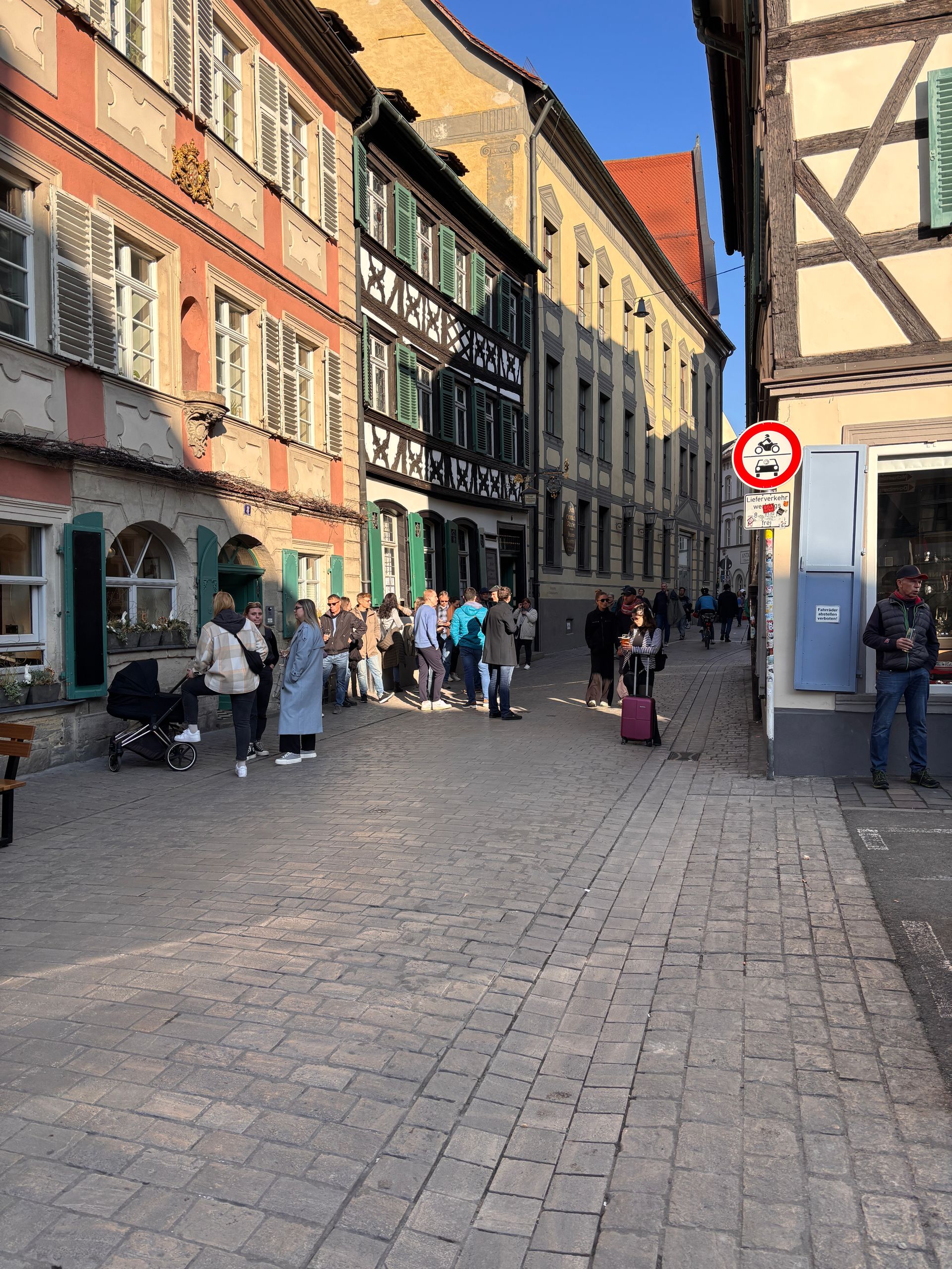 Upper Sand Street con cultura cervecera de Bamberg