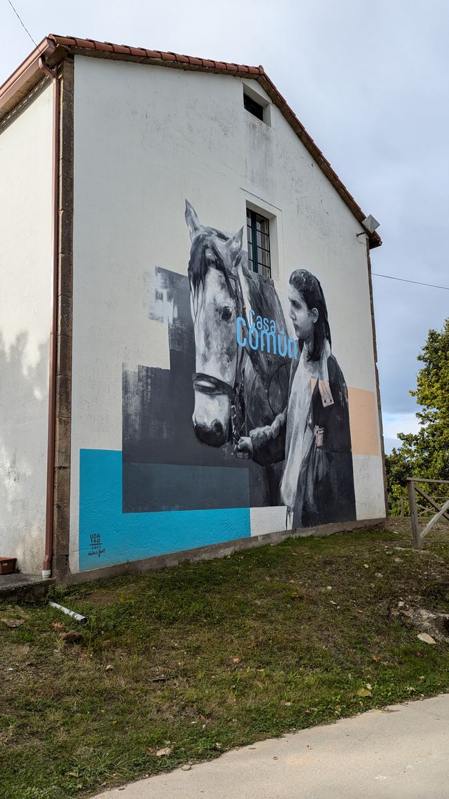 Thirteenth stage on the Camino Portugues from Padron to Santiago de Compostela