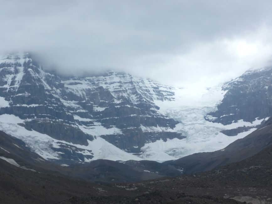 Le glacier d'Athabasca