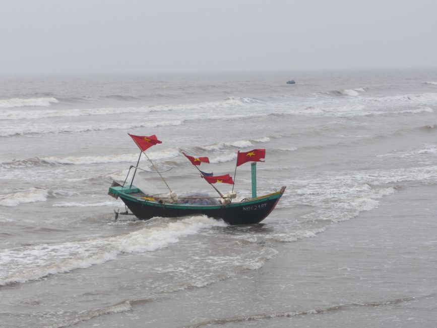 Les pêcheurs accostent