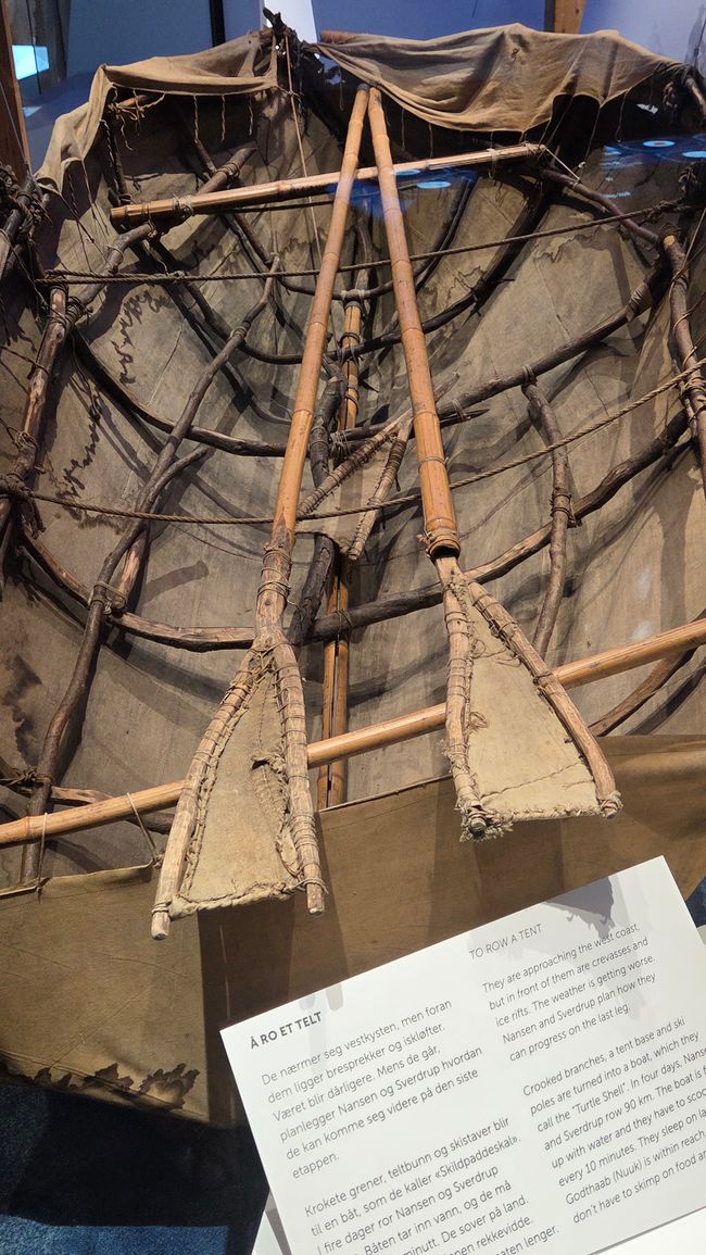 Ein Boot aus der Vikingerzeit