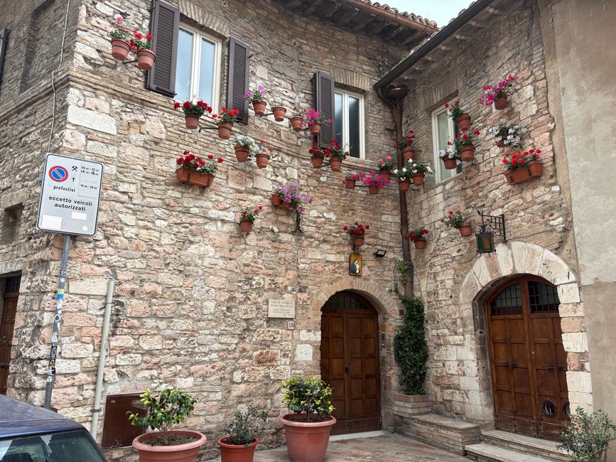 Montag in Assisi, Dienstag Reisetag