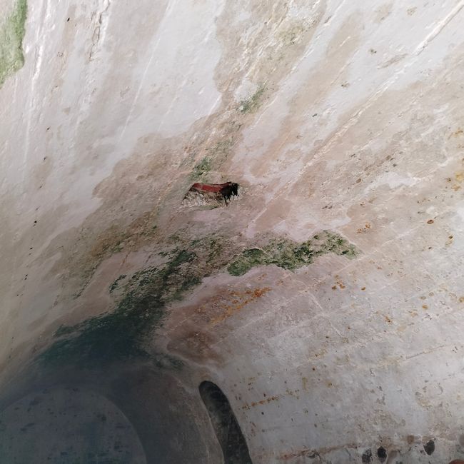 Essen wurde durchs Loch geworfen, oft zu wenig.