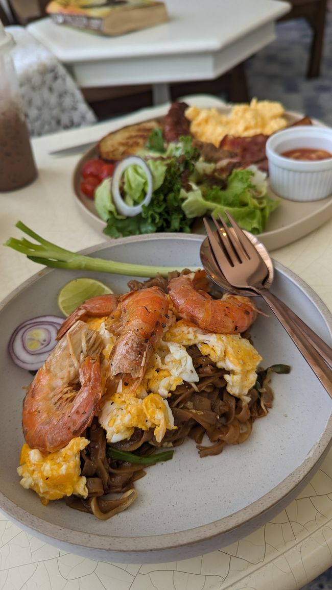 Pad Thai zum Frühstück - kein Problem 