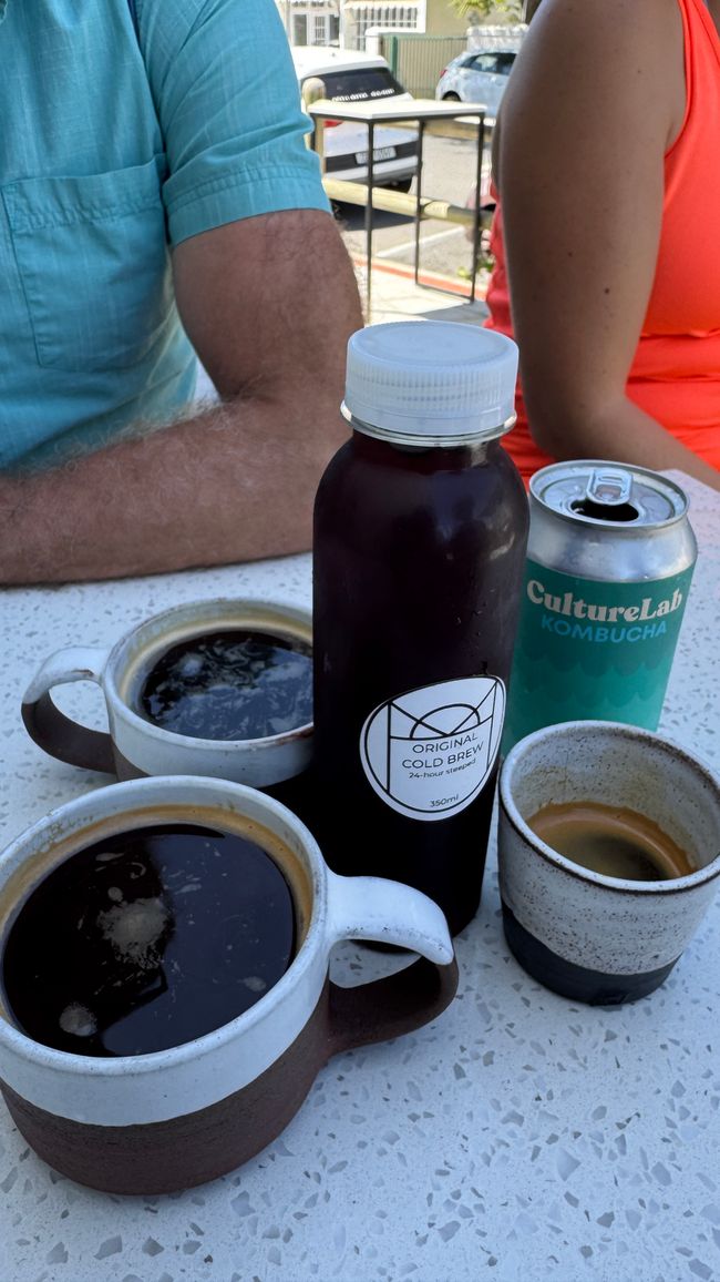 Kaffee in der Roastery Hermanus